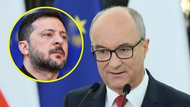 Marszałek Sejmu Włodzimierz Czarzasty. Prezydent Ukrainy Wołodymyr Zełesnki