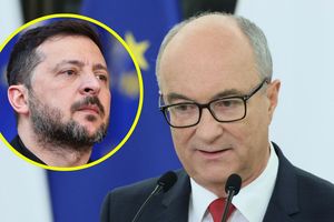 Marszałek Sejmu Włodzimierz Czarzasty. Prezydent Ukrainy Wołodymyr Zełesnki