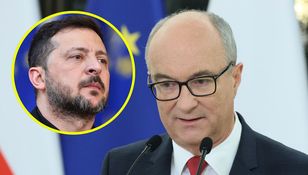 Marszałek Sejmu Włodzimierz Czarzasty. Prezydent Ukrainy Wołodymyr Zełesnki