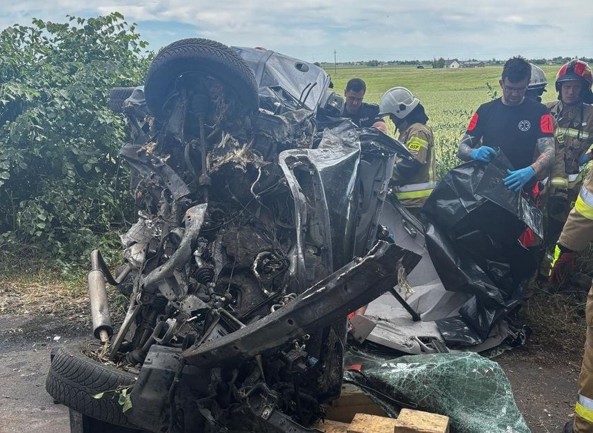Wypadek w miejscowości Dąbie Kujawskie