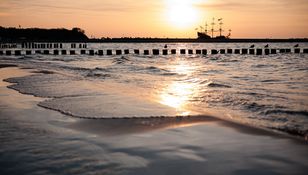 plaża w Ustce