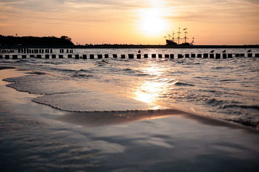 plaża w Ustce
