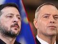 Prezydent Ukrainy Wołodymyr Zełenski. Prezydent Polski Karol Nawrocki