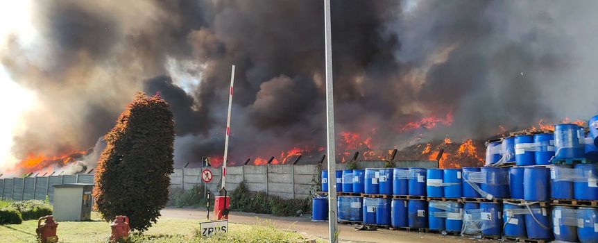 Pożar w Chorzowie