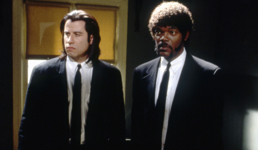 John Travolta i Samuel L. Jackson w filmie „Pulp Fiction”