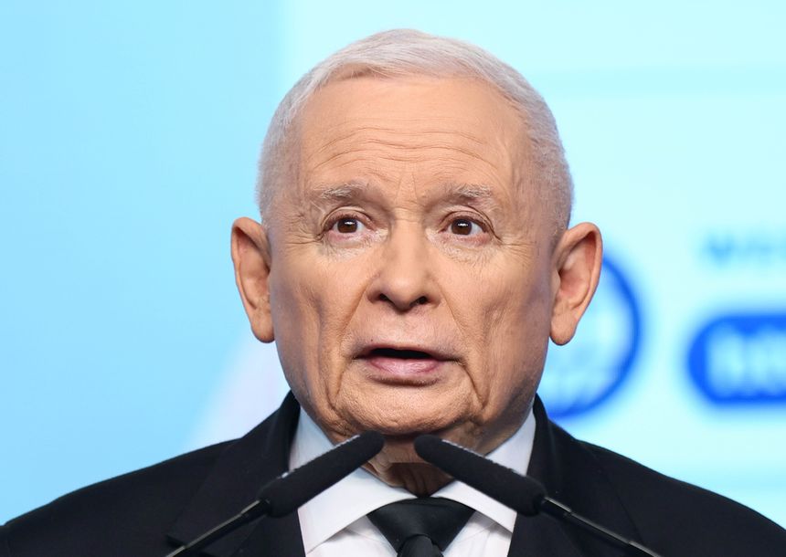 Prezes PiS Jarosław Kaczyński