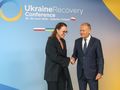 Julia Swyrydenko i Donald Tusk