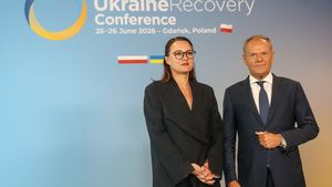 Julija Swyrydenko premierka Ukrainy, Donald Tusk