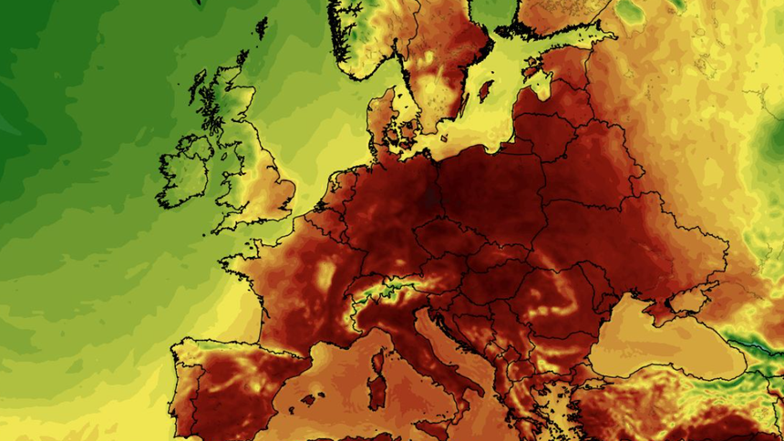 Temperatura na wysokości 2 m nad powierzchnią gruntu 28.06