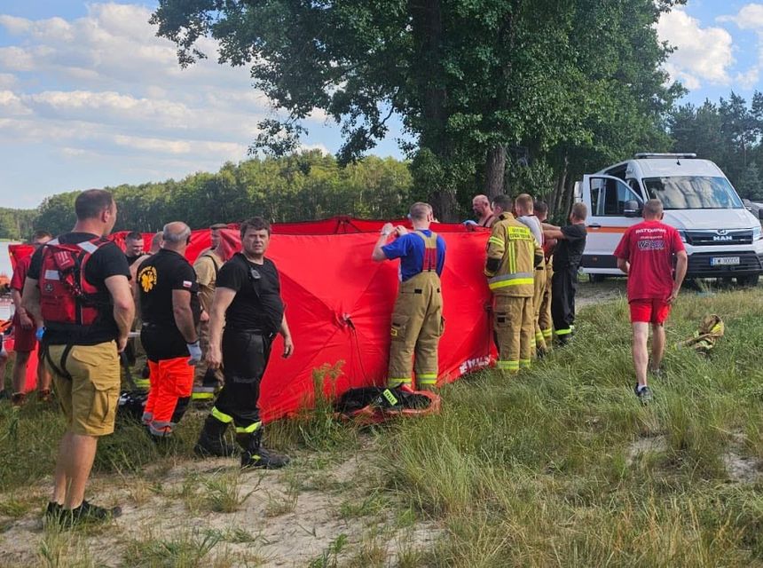 Akcja ratunkowa nad Jeziorem Skrzyneckim