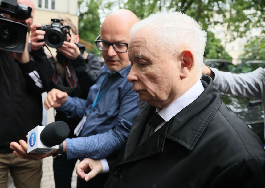 Prezes PiS Jarosław Kaczyński