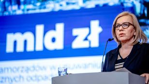 Paulina Hennig-Kloska podczas konferencji