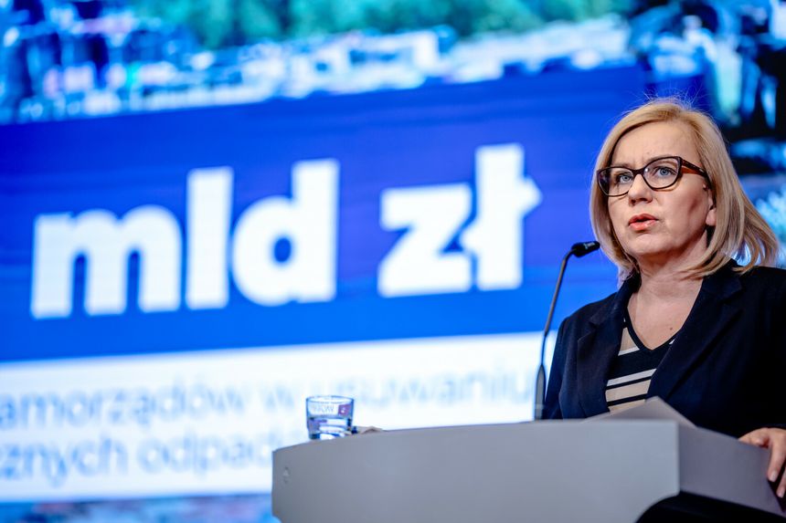 Paulina Hennig-Kloska podczas konferencji