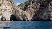 Formacje skalne na Comino na Malcie