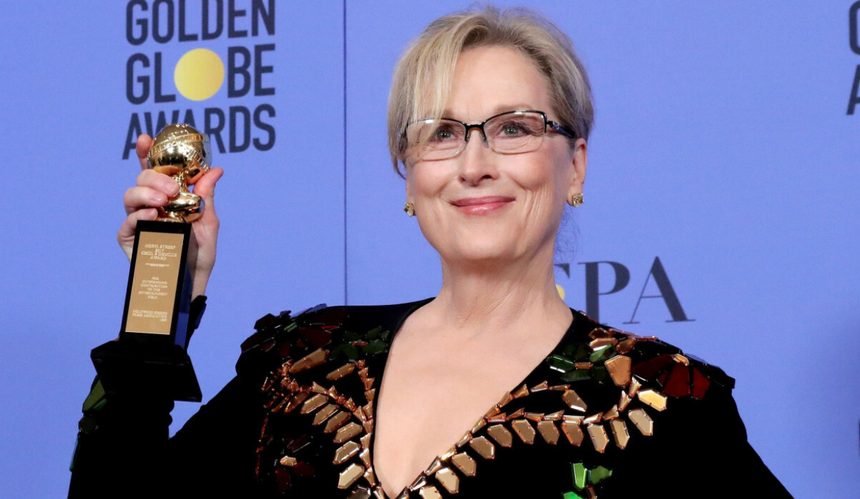 Meryl Streep ze Złotym Globem z całokształt twórczości