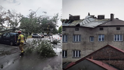 Skutki nawałnic na Podkarpaciu