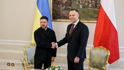 Wołodymyr Zełenski i Karol Nawrocki
