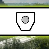 Znak drogowy E11b na tle czeskiej autostrady