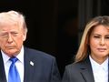 Na zdjęciu Donald Trump i Melania Trump, oboje ubrani w eleganckie stroje.