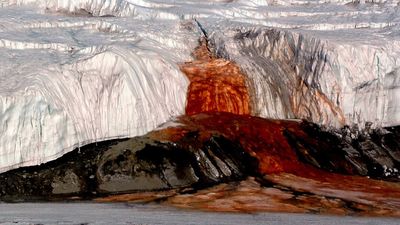 Krwawy Wodospad Blood Falls