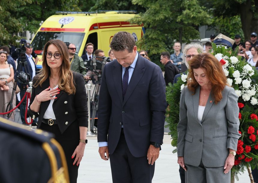 Renata Kaznowska, Rafał Trzaskowski i Aldona Machnowska-Góra