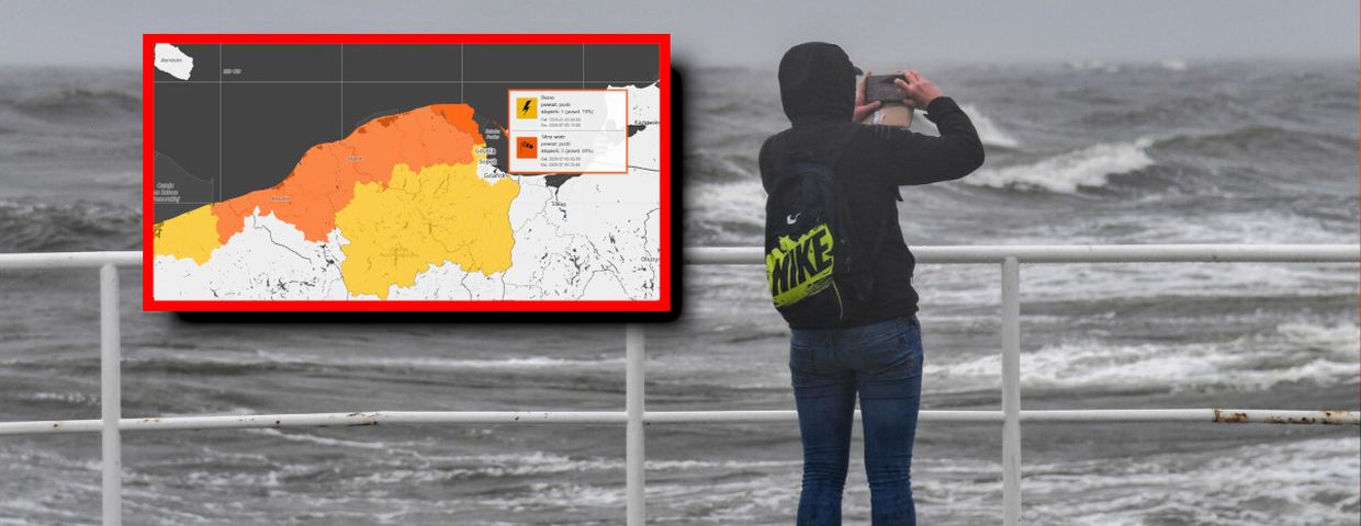 alerty i pogoda nad Bałtykiem, IMGW