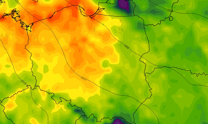 Maksymalny poryw wiatru na wysokości 10 m w ciągu ostatnich 6 godzin (km/h) 05.07