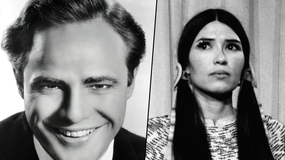 Marlon Brando i Sacheen Littlefeather