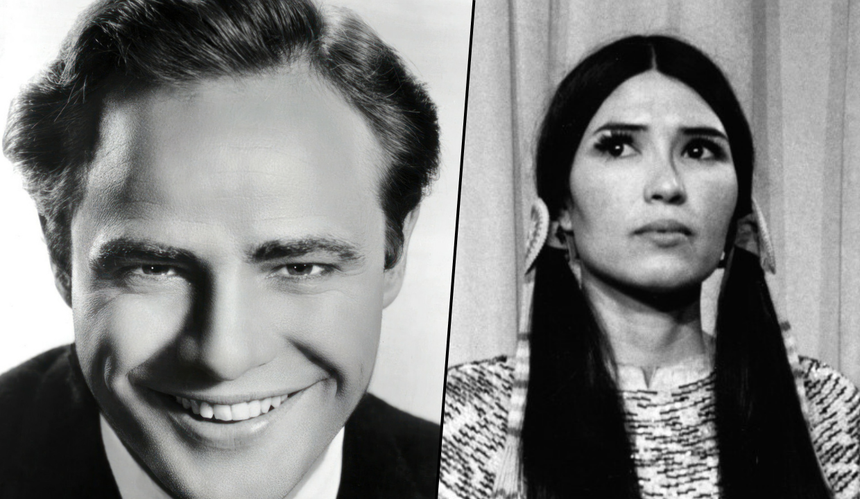 Marlon Brando i Sacheen Littlefeather
