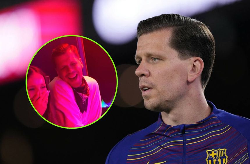Na zdjęciu piłkarz Wojciech Szczęsny w stroju FC Barcelony.