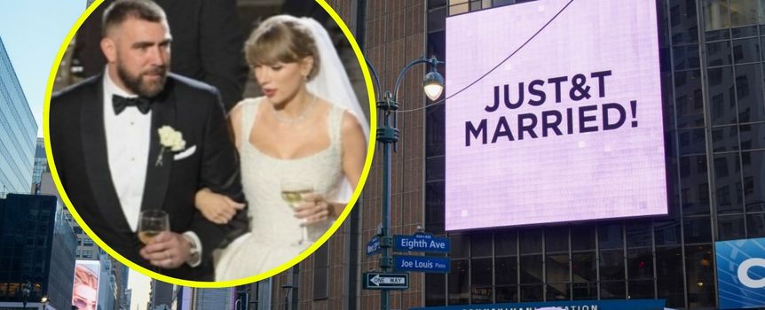 Ślub Taylor Swift i Travisa Kelce'a. Madison Square Garden w Nowym Jorku