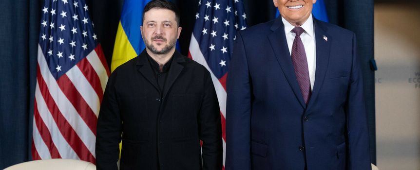 Wołodymyr Zełenski i Donald Trump