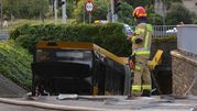 Wypadek autobusu w Warszawie