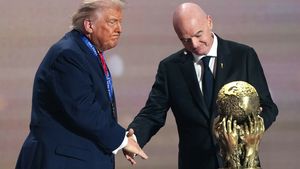 Donald Trump i Gianni Infantino