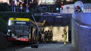 Karambol z udziałem autobusu w Warszawie
