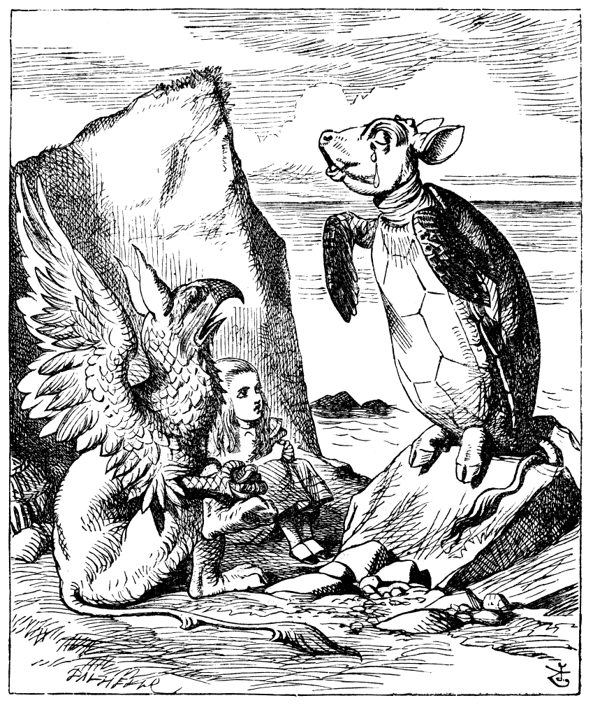 Alicja w Krainie Czarów - ilustracja z książki