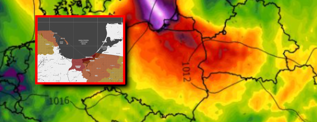 Pogoda nad Bałtykiem, alerty RCB i IMGW