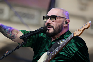 Grzegorz Skawiński podczas koncertu