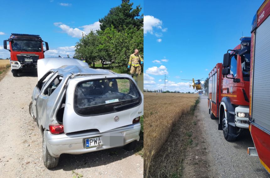 Wypadek w Rąbczynie
