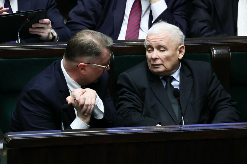Przemysław Czarnek i Jarosław Kaczyński
