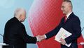 Jarosław Kaczyński i Marek Woch