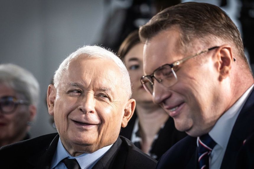 Jarosław Kaczyński i Przemysław Czarnek 