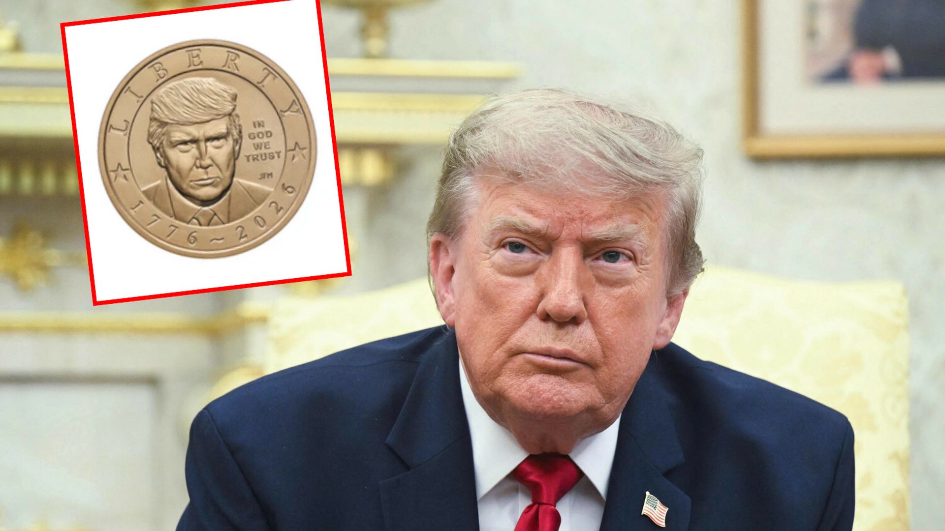 Nowa moneta z wizerunkiem Donalda Trumpa. „Mennica USA zacznie wybijać złotą jednodolarówkę”