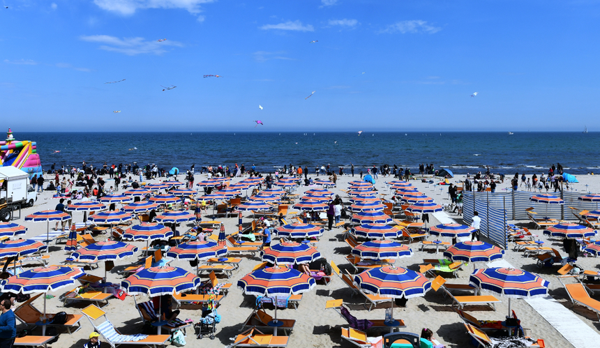 Plaża w gminie Rawenna