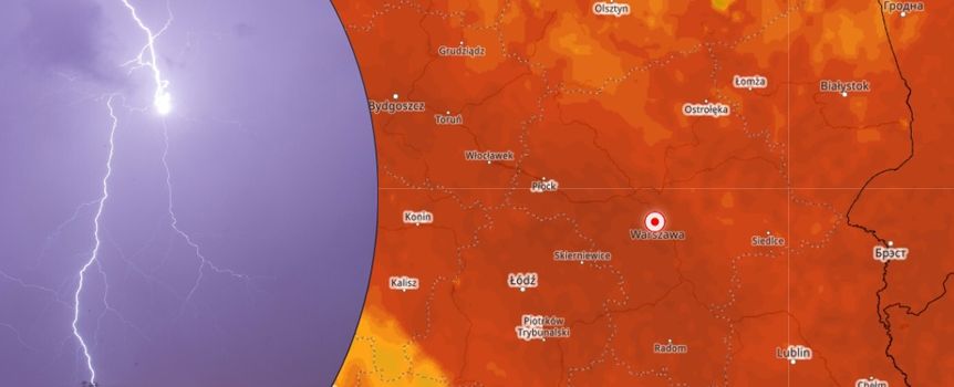burze i upały w Polsce 