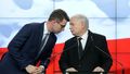 Piotr Müller i Jarosław Kaczyński