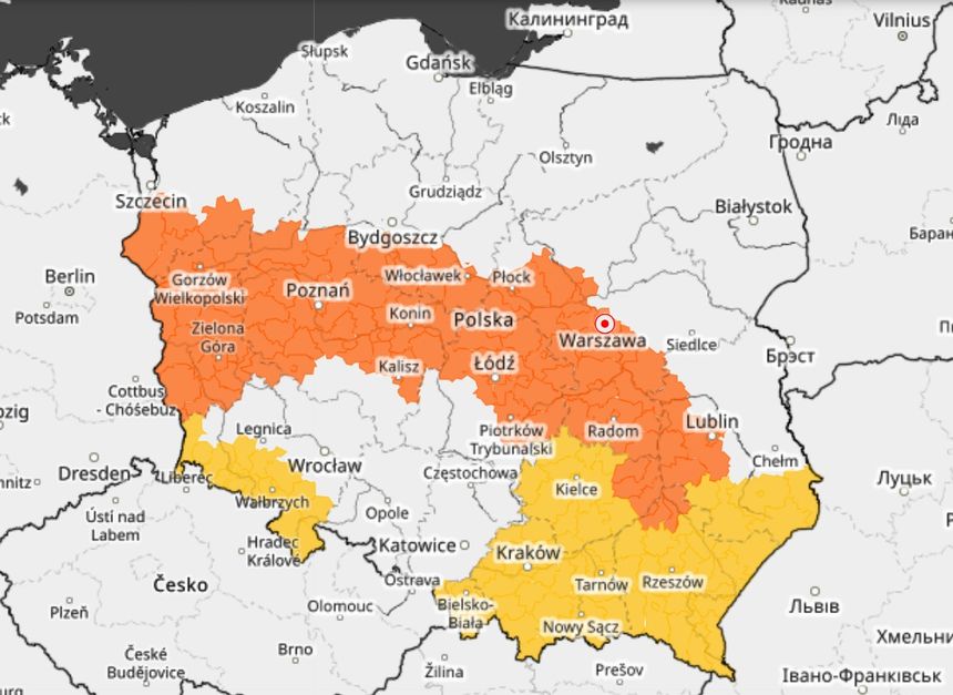ostrzeżenia na dziś