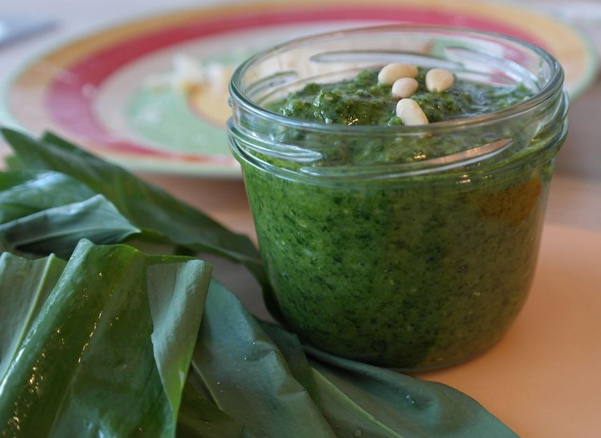 Pesto z orzeszkami piniowymi