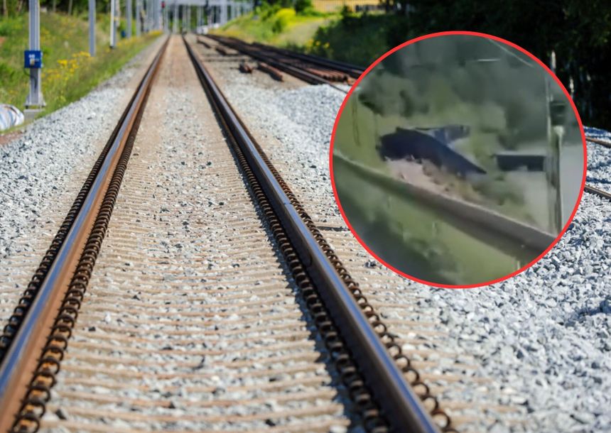 Wykolejenie pociągu w Małopolsce