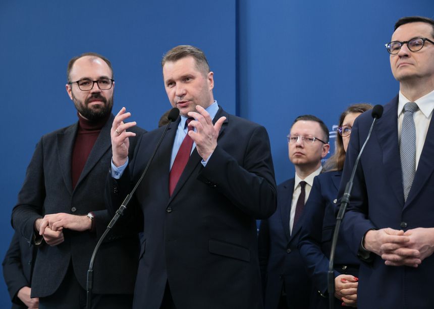 Krzysztof Szczucki, Przemysław Czarnek i Mateusz Morawiecki